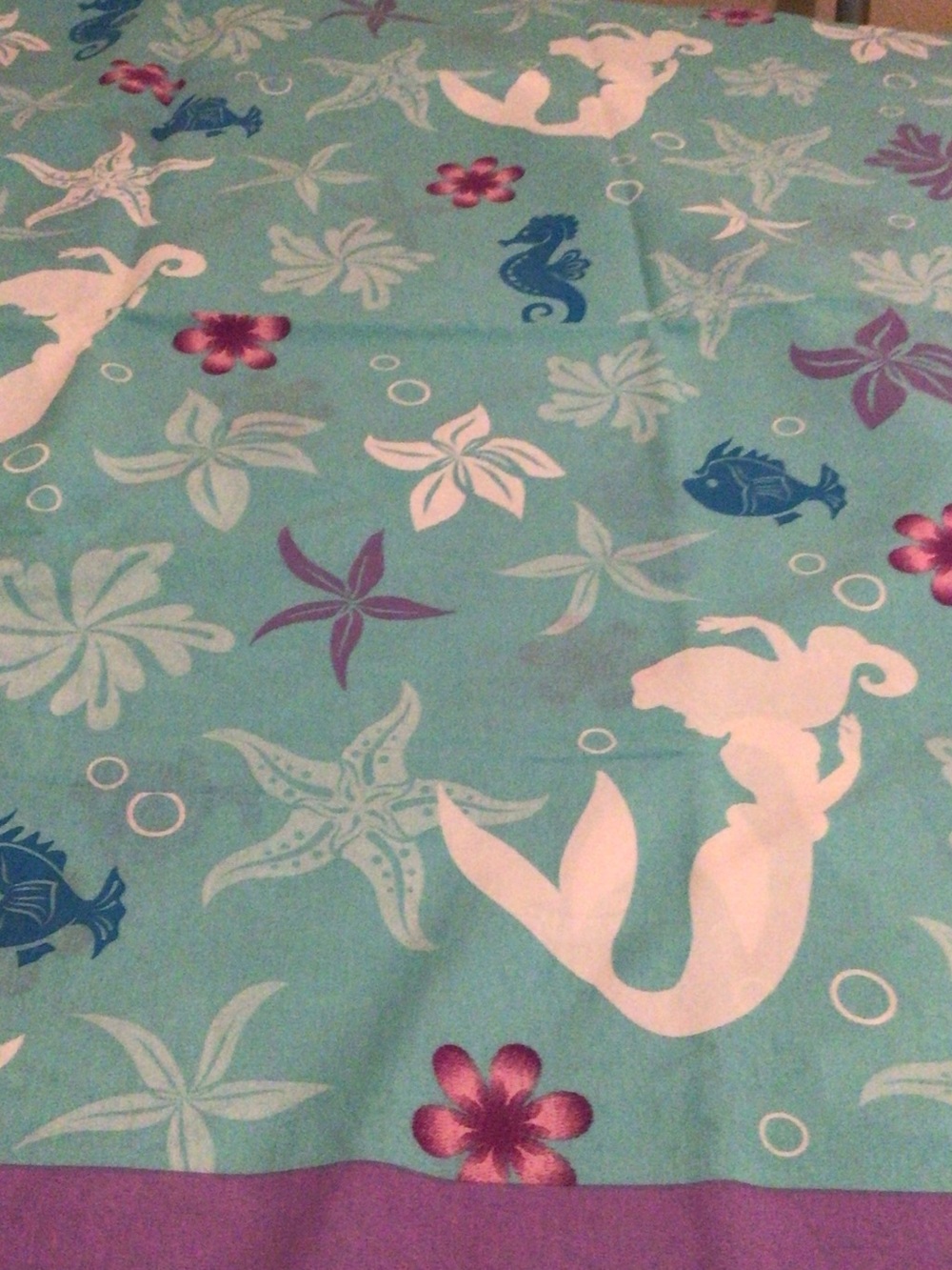 Vintage Disney Little Mermaid Twin 3 Pc. Set Great Condition!